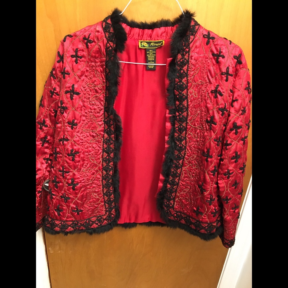 Beautiful red jacket